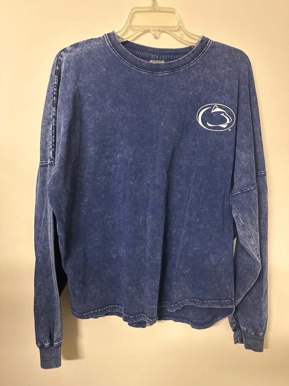 Gameday Couture Penn State Nittany Lions Acid Wash Oversized Long Sleeve T-Shirt